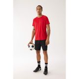 DeFacto D0673AX24AU Siyah-BK81 Erkek Fit Slim Fit Sporcu Kısa Paça Skuba Dalgıç Kumaş Şort