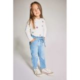 Defacto D1532a5be394 Mavi Kız Bebek Paperbag Düz Paça Jean Pantolon