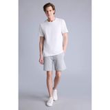 DeFacto D5103AX26SM Gri-GR210 Regular Fit Düz Paça Erkek Şort