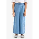 Defacto D7102 Mavi Kız Çocuk Culotte Geniş Paça Jean Pantolon