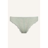 DeFacto Dantel Brazilian Külot, XL, T3197AZ25SP, Yeşil-GN1169, kadın