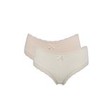 DeFacto Dantel Detaylı Micro 2'li Hipster Külot, 2XL, F0236AX26SP, Pembe-PN36, kadın