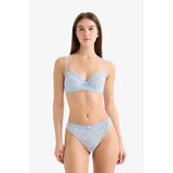 DeFacto Dantelli Külot, S, G0018AX25AU, Mavi-BE773, kadın