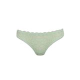 DeFacto Dantelli Simli Dantel Brazilian Külot, XS, G2382AX26SP, Yeşil-GN1139, kadın