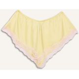 DeFacto Dantelli Şort Pijama ALTI H1353AX26SM - Sarı-YL83