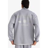 Defacto Defactofit Nba Brooklyn Nets Boxy Fit Dik Yaka Fermuarlı Sırt Baskılı Skuba Dalgıç Kumaş Sweatshirt E8764ax25augr445 Gri