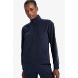 Defacto Defactofit Slim Fit Dar Kesim Dik Yaka İçi Yumuşak Tüylü Fermuarlı Hırka F3844ax25aunv253 Lacivert
