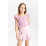 DeFacto Desenli Bluz Kız Çocuk Pembe, 11-12 Yaş, C3382A824SM, Pembe-PN444, Kız çocuk