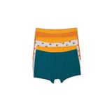 DeFacto Desenli Penye 3'lü Boxer Erkek Çocuk, 3/4 Yaş (104 cm), H5942A826SM, Beyaz, erkek-çocuk