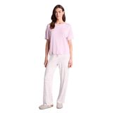 DeFacto Desenli Pijama Takımı Mor, XL, G4618AX26SM, Mor-PR336, kadın