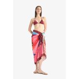 Defacto Desenli Saten Pareo F1465axnspn1 Pembe