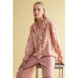 DeFacto Desenli Uzun Kollu Bluz G8784AX26SM - Pembe-PN111