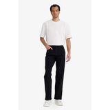 DeFacto Diago Comfort Fit Yüksek Bel Geniş Paça Jean Pantolon, 34/34, D9828AX26SP, Siyah, Erkek