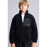 DeFacto Dik Yaka Fermuarlı Cepli Pelüş Basic Sweatshirt Hırka Erkek Çocuk H2371A826WN