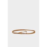 DeFacto Dikdörtgen Toka Suni Deri Kemer, 100, G7072AXNS, Kahve-BN66, kadın