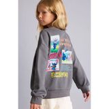 DeFacto Dısney Lılo & Stıtch Sırt Baskılı Relax Fit Bisiklet Yaka Sweatshirt Kız Çocuk I5227A826AU