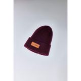 DeFacto Dokuma Etiketli Bere, Tek Ebat, F3164AX25WN, Bordo-BR303, Kadın