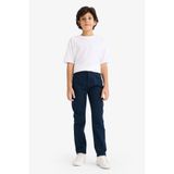 DeFacto Düz Paça Gabardin Pantolon Erkek Çocuk, 7/8 Yaş (128cm), X4224A626SP, Lacivert, Erkek Çocuk