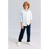 DeFacto Düz Paça Gabardin Pantolonu Erkek Çocuk U3254A626AU - Lacivert-NV253 - 13 - 14 Yaş