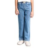 DeFacto Düz Paça Jean Pantolon Erkek Çocuk, 7-8 Yaş, G7594A826SP, Mavi-NM39, Erkek Çocuk