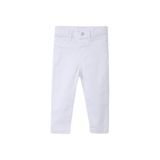 DeFacto Düz Paça Pantolon Erkek Bebek, 9-12 Ay, B6744A526SP, Beyaz-WT34, Erkek bebek