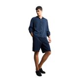 DeFacto E0804AX25SM Lacivert-NV175 Erkek Relax Fit Tencel Bermuda Şort