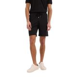 DeFacto E0980AX25SM Siyah-BK81 Erkek Regular Fit Her Yöne Esneyen Krinkıl Bermuda Şort