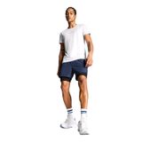 DeFacto E2759AX25SM Lacivert-NV94 Erkek Slim Fit Dar Kesim Sporcu Taytlı Şort