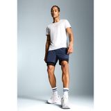 DeFacto E2759AX25SM Lacivert-NV94 Erkek Slim Fit Dar Kesim Sporcu Taytlı Şort