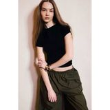 Defacto E5906axbk81 Siyah Slım Fıt Yarım Balıkçı Yaka Tişört