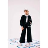 Defacto E6188a8bk27 Siyah Kız Çocuk Wide Leg Geniş Paça Pamuklu Okul Pantolonu