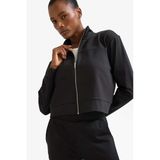 Defacto E8981axbk81 Siyah Defactofit Standart Fit Dik Yaka Esnek Kumaş İçi Yumuşak Tüylü Fermuarlı Sweatshirt