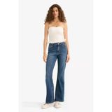 Defacto E9158axnm34 Mavi Mia Flare Fit Normal Bel İspanyol Paça Uzun Jean Pantolon