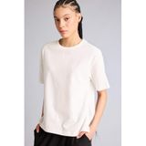 DeFacto Ekru Comfort Fit Sporcu T-Shirt, M, F8106AX26SP, Ekru-ER105, Kadın