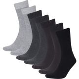 DeFacto Erkek 7'li Uzun Çorap L5952AZNS - Standart - Gri-GR4