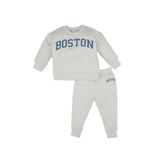 Defacto Erkek Bebek 2'li Takım Baskılı Bisiklet Yaka Sweatshirt Jogger Eşofman Altı, 6-9 Ay, D0718A524AU, Gri-GR503, erkek-bebek, 6-9 Ay (74cm)