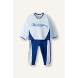 DeFacto Erkek Bebek 2li Takım Baskılı Sweatshirt Eşofman Altı G6132A526SP