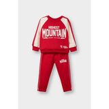 DeFacto Erkek Bebek 2'li Takım Baskılı Sweatshirt Eşofman Altı G6299A526SP - 12 - 18 Ay - Kırmızı-RD79