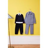 DeFacto Erkek Bebek Balloon Fit Gabardin Pantolon, 2-3 Yaş, G6430A526SP, Lacivert-NV31, Erkek bebek