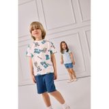 DeFacto Erkek Bebek Basic Düz Jean Şort E8258A525SMNM28 Mavi