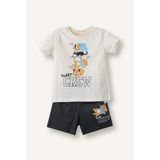 DeFacto Erkek Bebek Baskılı Pijama Takımı, 2/3 Yaş (98cm), H4026A526HS, Antrasit, erkek-bebek
