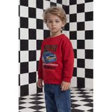 Defacto Erkek Bebek Bisiklet Yaka Baskılı Sweatshirt G6139a526sprd79 Kırmızı-rd79