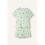 DeFacto Erkek Bebek Desenli Fitilli Pijama Takımı, 18-24 AY, H4030A526HS, Yeşil-GN1094, Bebek-Erkekler