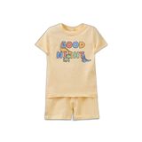 DeFacto Erkek Bebek Hayvan Desenli Pamuk Pijama Takımı, 9-12 Ay, G8864A526SM, Sarı-YL522, erkek-bebek