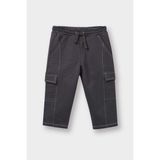 DeFacto Erkek Bebek Loose Fit Beli Lastikli Eşofman Altı G6147A526SP - 3 - 4 Yaş - Antrasit-AR126