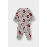 DeFacto Erkek Bebek Marvel Comics Pijama Takımı, 2-3 Yaş, F4579A525WN, Gri-GR470, erkek-bebek