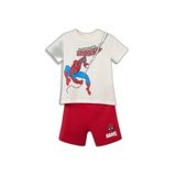 DeFacto Erkek Bebek Marvel Spiderman 2'li Pijama Takımı, 12-18 Ay (86cm), H3502A526SM, Kırmızı, erkek-bebek