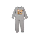 DeFacto Erkek Bebek Pamuklu Baskılı Pijama Takımı, 18-24 AY, G7133A526SP, Gri-GR454, erkek-bebek