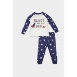 DeFacto Erkek Bebek Pijama Takımı Yıldız Desenli Uzun Kollu Penye Üst Beli Lastikli Uzun Alt D6809A5NSPR160 Mor