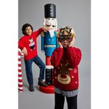 DeFacto Erkek Bebek Yılbaşı Temalı Kazak, 9-12 Ay (80cm), C8877A525WN, Kırmızı, Bebek-Erkekler